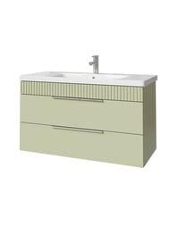 Тумба под раковину Caprigo MONBAR 100 (976х446х550) подвесной, 2 ящика, цвет Фисташка 36314-SF024