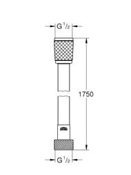 ������� ����� Grohe Relexaflex 1750��, AntiFold ������ �� ������, �������, ����: ���� 28154002