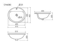 �������� �������. ������ Ceramicanova Sun �������� � ��������� 515x455x200 �� �����  CN6080