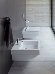 Унитаз подвесной DURAVIT VERO AIR 370х570 безободковый, белый 2525090000