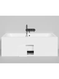 Ванна встраиваемая Salini Orlanda Axis (1804х800х600) иск.камень, S-Sense, матовая 103212MF