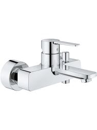 Смеситель Grohe Lineare New 33849001 для ванны, фиксированный излив 184мм, выход под шланг 1/2"
