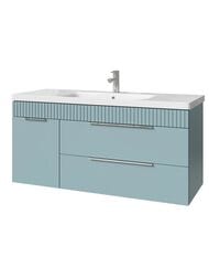 Тумба под раковину Caprigo MONBAR 120 (1164х446х550) подвесной, 2 ящика, 1 дверь, Антарк 36317L-SF015