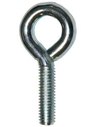 Петля- винт Zn M 6 х 20 х 10 (4 шт.) — миниатюра 1