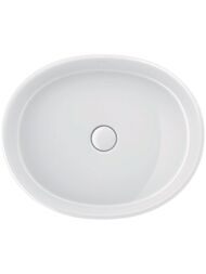 Раковина накладная Duravit Balcoon 550 x 450 DuraShield, белая глянцевая 241055AA79 — изображение 3