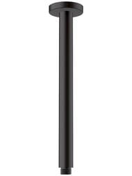Кронштейн для верхнего душа Hansgrohe Vernis Blend 27805670 300 мм потолочный, черный матовый — миниатюра 1