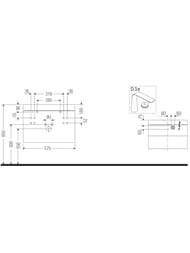 Тумба с раковиной Duravit Happy D.2 Plus 575х468х490 2 ящика, белый глянец HP4635O2222 — изображение 3
