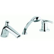 Уценка! Смеситель Grohe Tenso  на борт ванны, 3-х секц., излив 225мм, лейка, шланг со встр. частью - уценка. — миниатюра 1