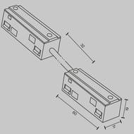 ��������� ������� ������ ������ 5�� Maytoni Exility (��������) TRA034CPC-42W-5-1 �����, IP20