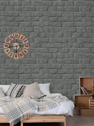 Обои виниловые на флизелине Marburg Loft Superior 34120 (1,06х10,05) кирпич, серые (рул.)
