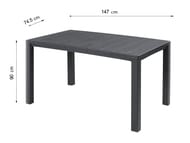 ���� KETER JULIE DINING (147x90�74,5), ������