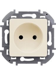 Розетка LEGRAND INSPIRIA без заземления 16 А слоновая кость 673711