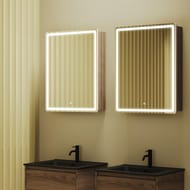 Зеркало-шкаф SANCOS Mirror (590х150х740) подвесное,LED-подсв.,сенсорное управ.,дуб чарльстон MI60ECH
