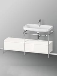 Консоль с раковиной Duravit Happy D.2 Plus 1400х850х490 2 ящика, левая, белый глянец HP4857O2222 — изображение 2