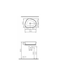 �������� ��������� Vitra Outline (560�440�145) ����������������� ��������,�������� ���.5991B450-0016