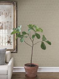 Обои виниловые на флизелине Magnolia Home Contract (1,37х1,00) бежевые MAG 1085 (пог.м.)