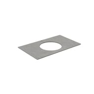 Столешница KERAMA MARAZZI PLAZA Next 800х480х9 для тумбы, цвет серый PL5.DL500920R\80