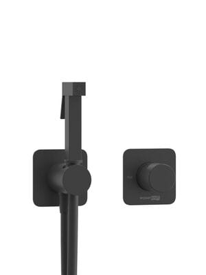 Смеситель с гигиеническим душем WasserKRAFT Fulda A5251.302.241.212 черный Soft-touch