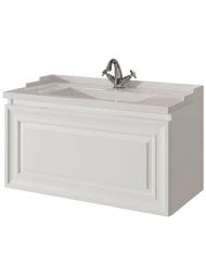 Тумба под раковину Caprigo Ponza-A 80 (820х472х480) подвесная, белая матовая, 1ящик 13512-021.000.00.05