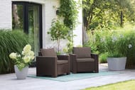 �������� ������ KETER CALIFORNIA DUO ARMCHAIR (83x68�72), 2 ������, ���������-�������