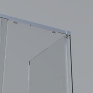 Душевой уголок Vincea Soft 2 1400х800х2000 стекло прозрачное/профиль хром, VSR-3SO28014CL — миниатюра 4