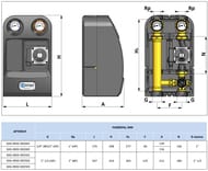 Насосная группа STOUT с термостат. смесит.клапаном 3/4" Grundfos UPSO 15-65 130, SDG-0002-002002