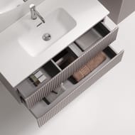 Тумба подвесная SANCOS Snob R 995х390х500, 2 ящика, доводчики, Doha Soft,SNR100/39SM