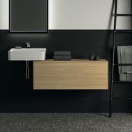 Тумба под раковину Ideal Standard CONCA (1000x505x370) 1 ящик, светлый орех, со столешницей T4313Y6 — изображение 2