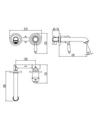 ��������� ��� �������� Lemark VILLA LM4826B ������������, ������ ������ click/clack, ������