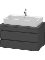 Тумба под раковину Duravit DuraStyle (900х512х548) 2 ящика, графит матовый DS531804949