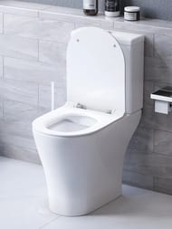 Унитаз-компакт Damixa Sirius (360х605х810) безободковый, с сиденьем микролифт DX86C8600SC