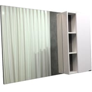 Зеркало-шкаф COMFORTY Милан-120 (1180х800х160) подвесной, белый глянец, с подсветкой 00004136261