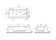 ����� VitrA Neon 55840001000 180 x 80 �� ��������� ������������� �����