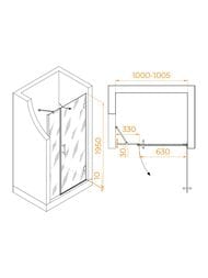 ������� ����� RGW Hotel HO-012 (1000�1950) ���������, ������ 8��  �������/���� 350601200-21