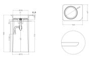 �������� SALINI Ninfea 01 S-Stone 130221MF  540�447�850 ���������, ���������������, RAL ���������