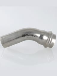 Пресс угольник VALTEC 76.1х76.1а, 45° нерж. сталь, VTi.958.I.007676