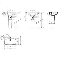 �������� Ideal Standard i life A 65 �� (650�480�180) � ���������� ��� ��������� T470401