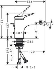 ��������� Hansgrohe Vivenis 75200700 ��� ����, ������������, �� ������� ����������, ������� �����