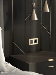 Рамка Werkel на 2 поста AluMax (шампань) W0023511