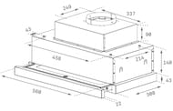 ������� TEKA Maestro CNL 6815 PLUS SS (560�300) ������������, 730 �3/�, 274 ��, ����. �����