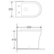 ������ ���������� BelBagno Ancona 550�370�410 ������������, ����������, ����� BB1224CBR-P