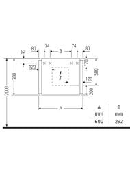�������-���� Duravit Ketho.2 700�600�157 � ���������� K27135L00000000