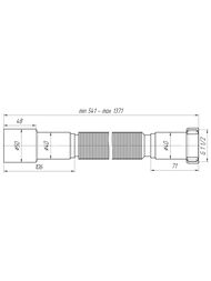 ����� ��� ����� 1.1/2"�40/50 ���������� (541-1371 ��), K116