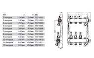 TECE ��������� �������� ��� ������� ���� 1'' � 3/4'' (���������), 3 ������� 77310003