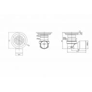 ���� MAGdrain CC 01 Q50-GY(3.0) 100, �������, ����� ��������� ������, ������, ����