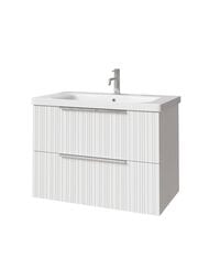 Тумба под раковину Caprigo RAIN 80 (770х446х550) подвесная, 2 ящика, цвет Бланж 36512-SF027
