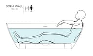 ����� ���������� Salini Sofia Wall S-stone 102523MRH 1800�850�610 ���. ������, ������� RAL �������
