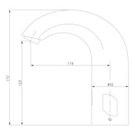 ��������� ��� �������� Lemark PROJECT LM4656CE ���������, 172��, ���������� ���� ���.����.����, ����