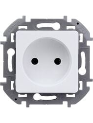 Розетка LEGRAND INSPIRIA без заземления 16 А  белый 673710