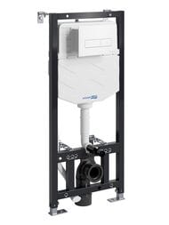 Инсталляция для унитаза WasserKRAFT Aller с клавишей смыва, белый матовый 10tlt.010.me.wm03